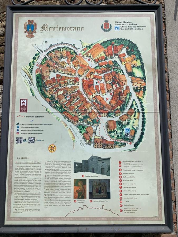 Inn Piazza In Montemerano, The Heart Of Tuscany Bagian luar foto